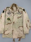 Vintage Us Army M-65 Desert Camo Field Jacket Military Combat Coat Medium Iraqi