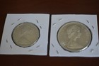 1965 Canada Silver  1 Dollar  plus 50 Cent Coins  near Mint  Condition