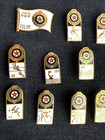 Yugoslav Sports Society Partizan Belgrade - Set Of Sports Pin Enamel Badges