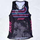 Zoot Kona Tri Set Womens Xl Jersey Tank Shorts Blue Pink Triathlon