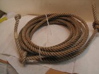 Vintage Old Retired Cowboy Lariat Lasso Rope Western Wall Home Decor 22   3 8 