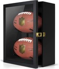 2 Football Case Display Case Full Size  Rugby Holders For Balls Display  Wall Mo