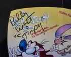 Ren   Stimpy -- 1992 Poster Signed By Billy West  Plus  1 Comic -- Great Lot 