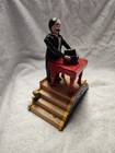 Vintage Mechanical Cast Iron Coin Bank- Magician Bank