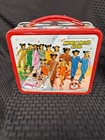 Vintage Mickey Mouse Club Walt Disney Metal Square Lunch Box W thermos  read 