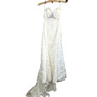 Maggie Sottero Couture Ivory Lace Wedding Gown     Size 10     Style C-evelyn