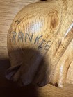 Vintage Hand-carved Wooden Cat Statue