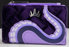 Exclusive Loungefly Disney Little Mermaid Ursula Velvet Quilted Wallet Purse Nwt