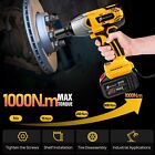 Cordless Electric Impact Wrench Nut Driver Set 1 2  Fit Dewalt 20v Max Battery