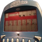 Big Screen Solitaire Hand Held Game Card Radica 2004 Blue Electronic Tested 