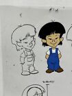 Original Animation Cel Art C Bear   Jamal Character Pre Production Kim Colored