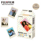 10 Color Design Exposure Papers For Fuji Mini Instant Film Cameras