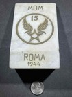 Ww2 Wwii Military Us Army Usaaf 15th Air Force Rome 1944 Souvenir Paperweight