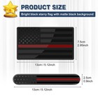 4pcs 3d Metal American Flag Emblem Sticker For Car Truck Suv Motorcycle Patrioti