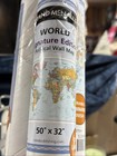 2015 Rand Mcnally Signature World Political Wall Map 50x32 Laminated New Sealed