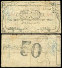 Philippine 50 Centavos Antequera Bohol Ww2 Emergency Note