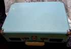 Crosley Deluxe Vintage Portable Vinyl Record Player Turntable Teal 3 Speed