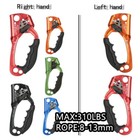 Hand Ascender Rock Climbing Tree Arborist Rappelling Gear Rope L r For 8 13mm
