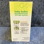 Magic Bullet Baby Bullet Storage System 8 Piece Set New In Open Box Bonus Tube