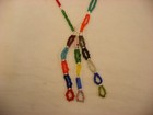 Vtg Native American Indian Beadwork -  38  Long Beaded Necklace - Hangs 19   6