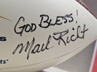 Mark Richt Ncaa Football Coach Autographed Football No Coa