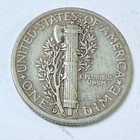 1942-d Mercury Dime  90  Silver  Very Fine Details Free Shipping  9257