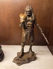 Bronze Predator King Figure Double Form 38cm Statue Handmade Fine Casting