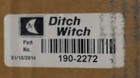 New Oem Ditch Witch R300 Cap Fitting   Heat Shield Kit 190-2272