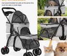 Premium Double Stroller For Cats dosgs Pet Stroller For Small Medium