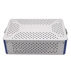 Aluminium Alloy Sterilization Tray Case Surgical Instrument Disinfection Box Usa