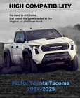 Adjustable Truck Laptop Mount Fit For Toyota Tacoma 2024 2025 Aluminum No-drill