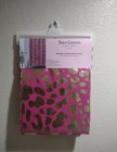 Juicy Couture Shower Curtain With Hooks 70 X 72 Gold Leopard Pink New 