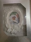 New Vintage White Wedding Photo Album 7 X 9 Beaded Satin 112 Photos