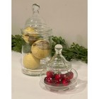 Set Of Two Vintage Apothecary Jar   Vintage Jar   Glass Apothecary   Vintage