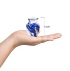 Abstract Swirl Design Tiny Urn For Ashes Adult Male 3inch Decorative Urns