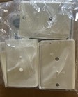 Vinyl Fence Bracket Kit  1 75    X 2 85     White  Bag Of 6 Brackets