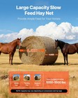 Vevor Round Bale Hay Net Slow Feeder Round Bale Net For Horses 4 92 X 4 92 Ft