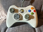 Official Microsoft Xbox 360 White Wired Controller    Works Great    Authentic 
