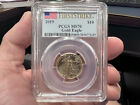 2019  10 Gold Eagle 1 4 Oz Pcgs Ms70  ghj 