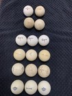 Vintage Antique Golf Ball Lot Of 16 Spalding Macgregor Dunlap Polygolf