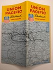 May 1969 Union Pacific Railroad Public Timetable Train Stations Index Map Up 3j
