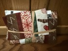 Handmade Quilted Christmas Patchwork Placemats Set Of 2 Multicolor