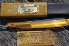 Vintage Straight Razor Lot Of 4 Barber Razors In Original Boxes