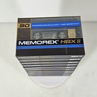 10 Memorex Hbx Ii 90 Audio Cassettes Tape new Sealed Rare