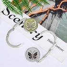 4pcs Foldable Butterfly Purse Hook Purse Table Hook Holder Bag Hanger 