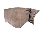 Black Leather Lace Up Buttstock Sniper Pad