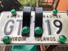 Green Bicycle Reflectors Jewels Two Schwinn Harley J c Higgins Rack Reflectors