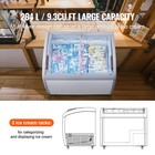 39  Commercial Ice Cream Display Gelato Dipping Freezer Cabinet 9 3 Cu ft