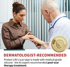 Protect Life Silicone Scar Sheets 1 6  X 118  Roll-3m - Medical Grade Scar Tape