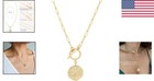 Celestial Charm 20  18k Gold Plated Moon Star Pendant Necklace For Women